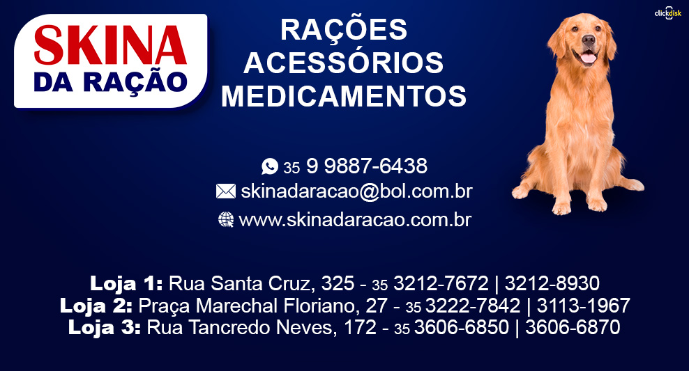 Banner .SKINA DA RAÇÃO - RUA SANTA CRUZ